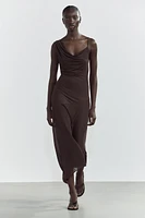 LONG ASYMMETRICAL DRESS