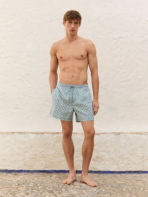 Short de bain imprim