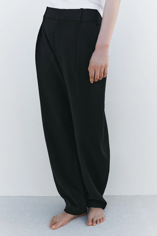 ZW COLLECTION LINEN BARREL PANTS