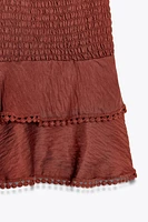 RUFFLED LACE SKORT