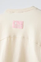 PLAIN T-SHIRT WITH LABEL