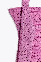 ROBE FOULARD À POIS