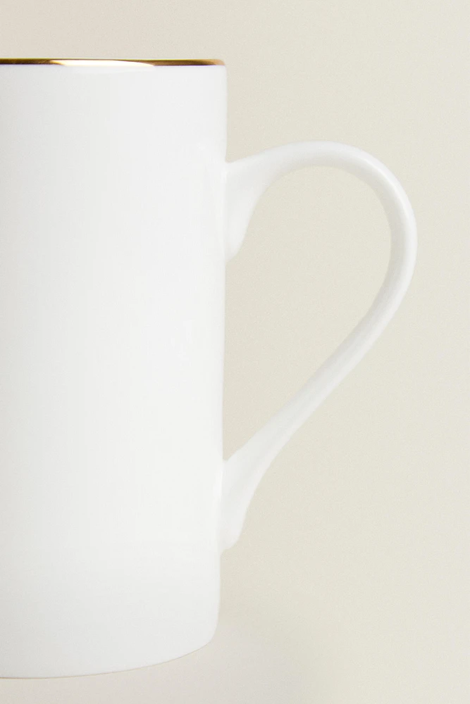 TASSE PORCELAINE BONE CHINA BORD