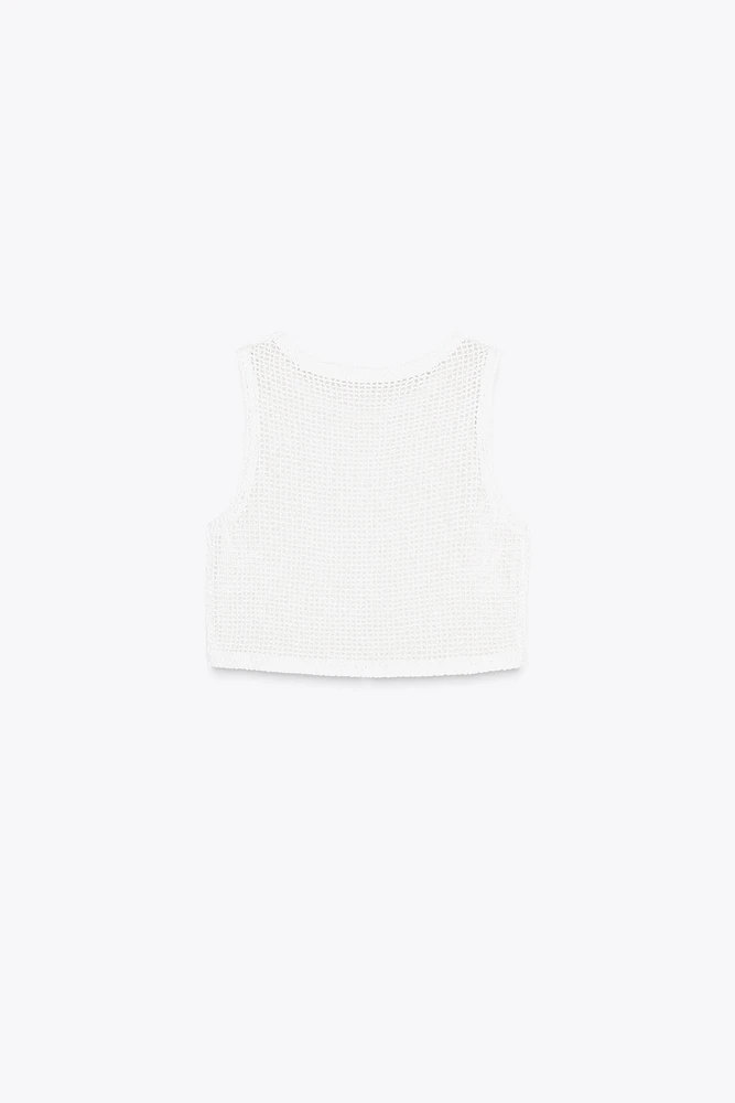EMBROIDERED TOP