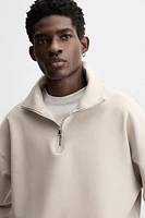 QUARTER ZIP TECHNICAL SWEATSHIRT