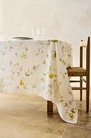 NAPPE COTON JACQUARD POIRES