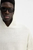 LINEN - WOOL HOODIE