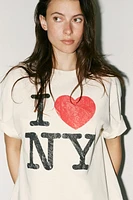 NY® WASHED EFFECT T-SHIRT