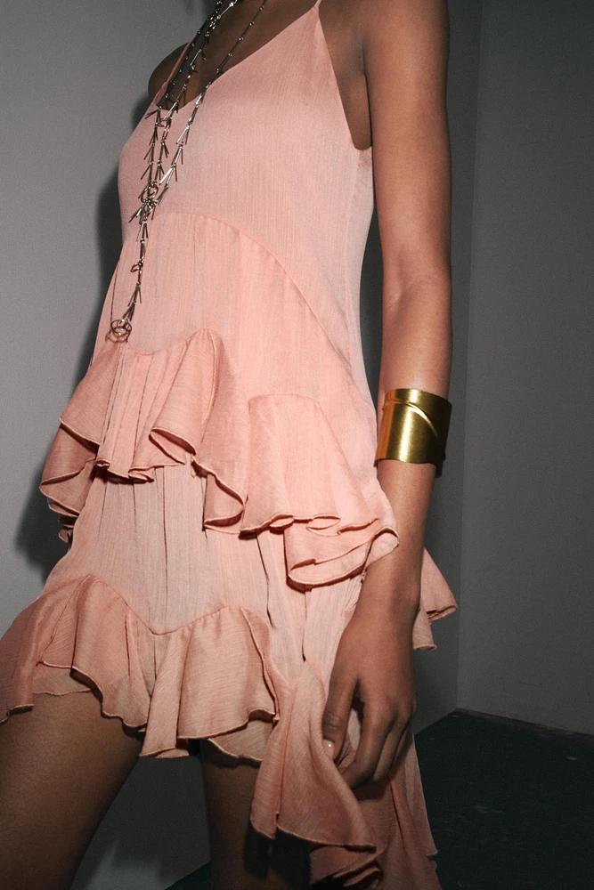 ZW COLLECTION SHORT RUFFLED DRESS