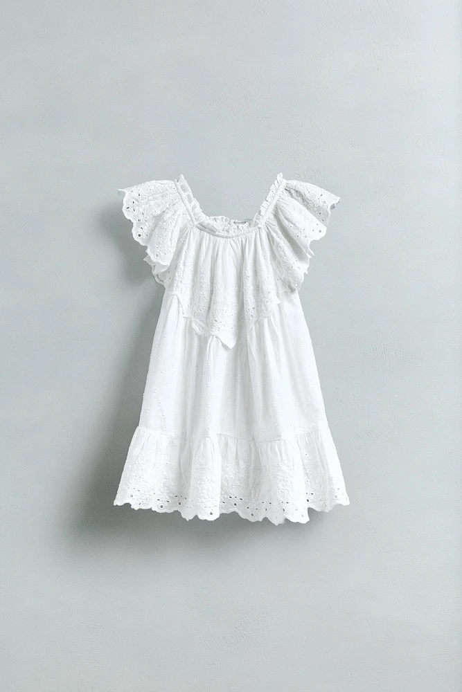 ROBE EN PLUMETIS BRODÉE