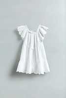 ROBE EN PLUMETIS BRODÉE
