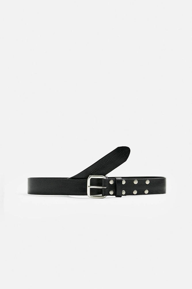 CEINTURE EN CUIR CLOUS