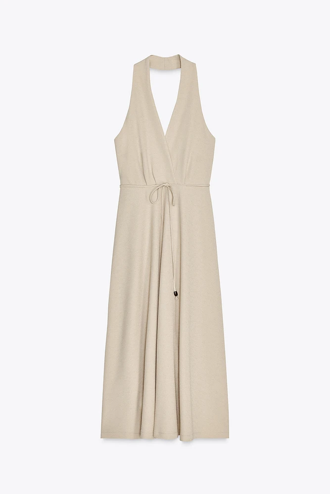 HALTER BELT DRESS