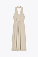 HALTER BELT DRESS