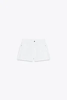 Z1975 SHORTS WITH OPENWORK EMBROIDERY