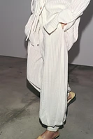 ZW COLLECTION STRIPED CUFF PANTS