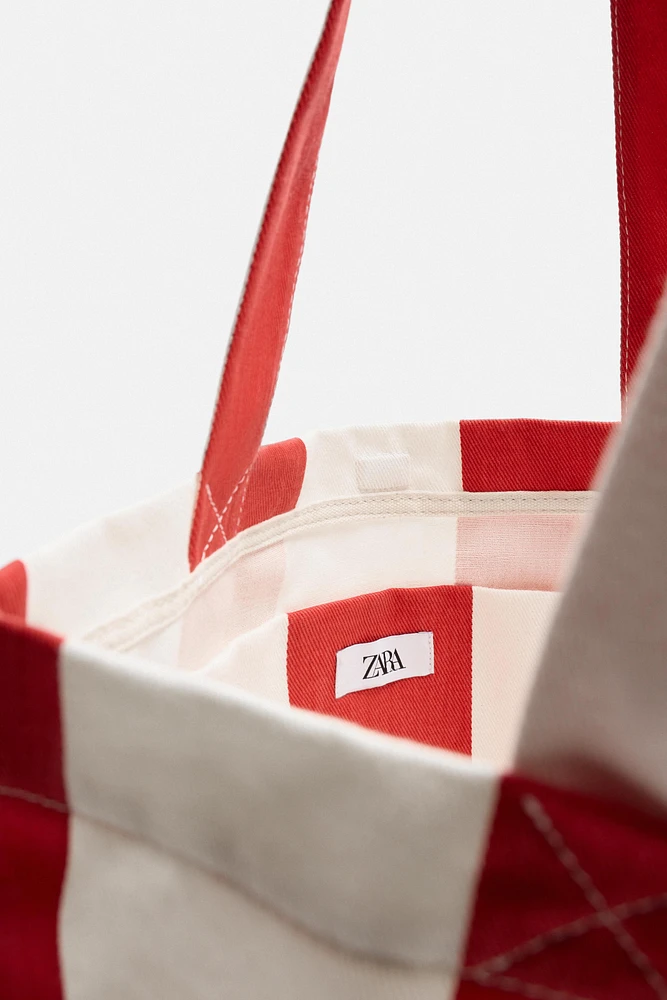 FABRIC SHOPPER BAG