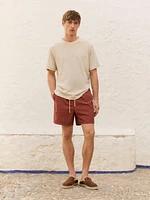 Short de bain uni regular ft