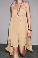ASYMMETRIC RUFFLED DRESS ZW COLLECTION
