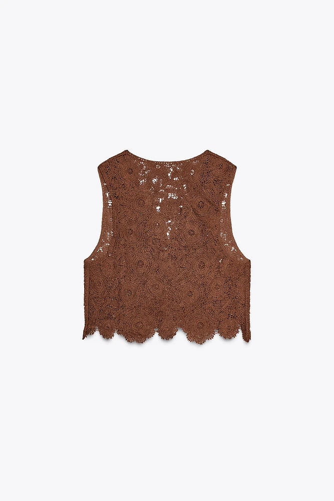 CROCHET VEST TOP