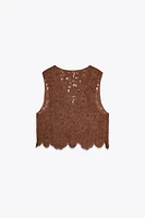 CROCHET VEST TOP