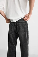 RIPPED REGULAR STRAIGHT FIT JEANS
