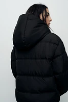 WATER AND WIND PROTECTION SHORT QUILTED ANORAK