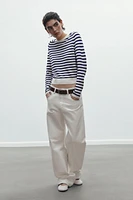 STRIPED KNIT SWEATER