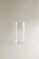 VERRE À SODA DROIT CRISTALLIN