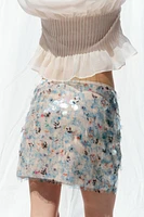 SEQUIN MINI SKIRT