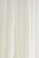 LOW OPACITY DOUBLE-WIDTH SHEER CURTAIN