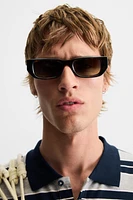 STRIPED RELAXED FIT POLO SHIRT
