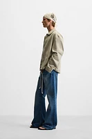 VESTE RELAXED FIT EN COTON