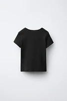 RIB BOW T-SHIRT