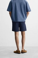 BERMUDA RELAXED FIT SEERSUCKER