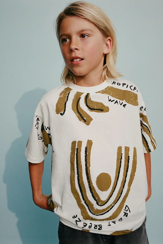 T-SHIRT À IMPRIMÉ PALMIERS