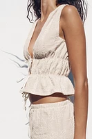 RUSTIC JACQUARD TOP