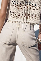 STRAIGHT LEG LONG LENGTH Z1975 JEANS WITH A HIGH WAIST