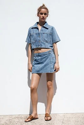 CHEMISE Z1975 COURTE EN DENIM