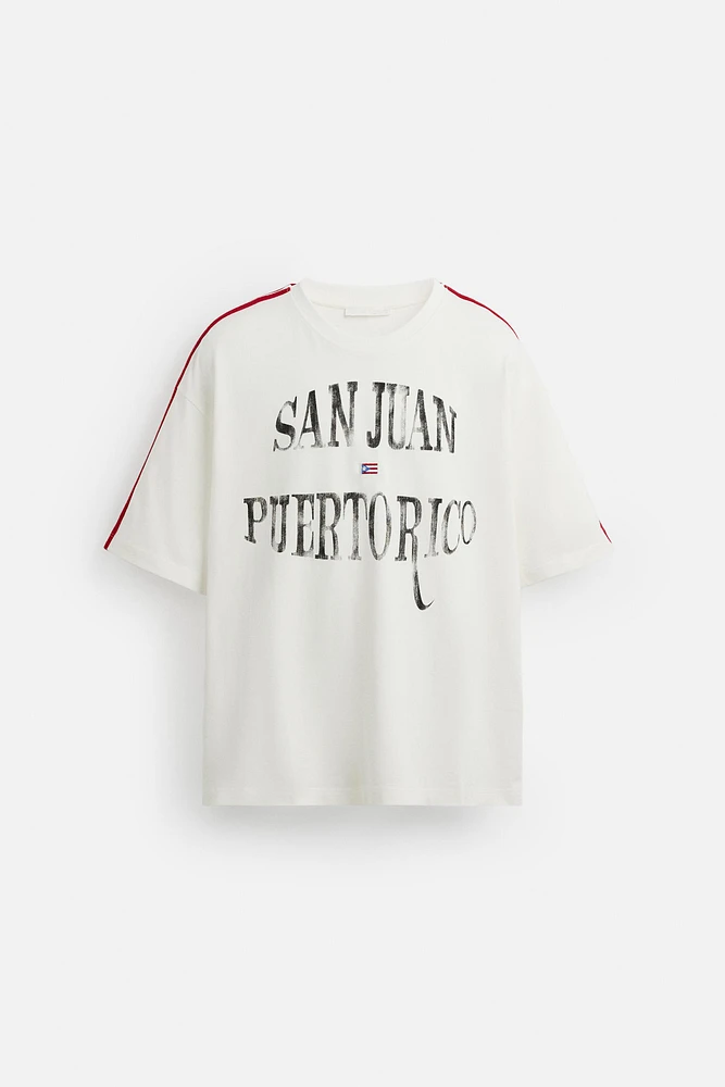 FLAG EMBROIDERY T-SHIRT