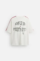 FLAG EMBROIDERY T-SHIRT