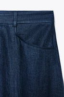 PANTALON BAGGY 100 % LIN ZW COLLECTION LIMITED EDITION