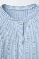 COMBI-SHORT EN MAILLE AJOURÉ