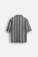 GEOMETRIC JACQUARD SHIRT