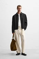 LIMITED EDITION STRAIGHT FIT BELTED PANTS