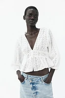 CHEMISE BRODERIES PERFORÉES