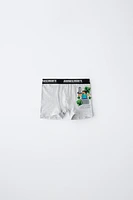6-14 ANS/ LOT DE DEUX BOXERS MINECRAFT © MOJANG AB. ™