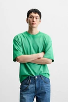 RELAXED FIT SPRAY WASH T-SHIRT