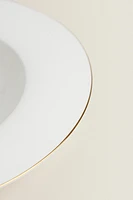 RIMMED BONE CHINA SOUP PLATE