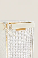 LAUNDRY BASKET WITH TWO COMPARTMENTS